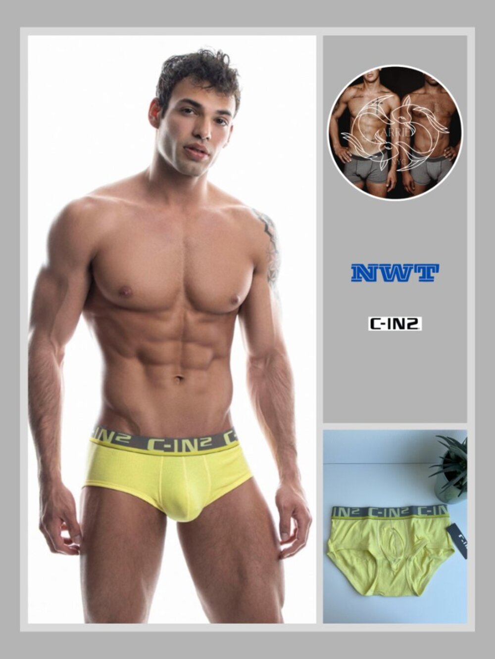 C-IN2 - C-Theory - Mid Rise Brief - Yael Yellow (M)